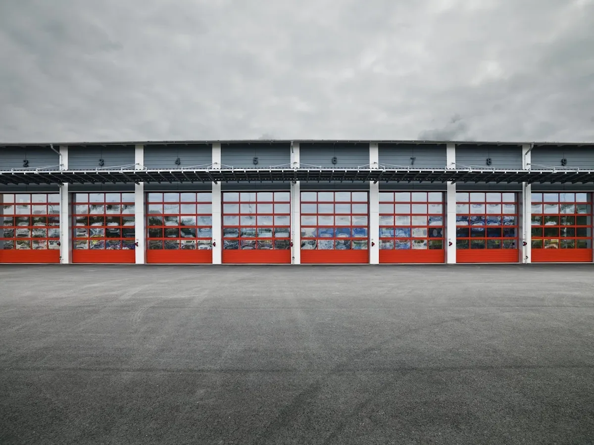 Commercial overhead garage door project completed by DoorPro