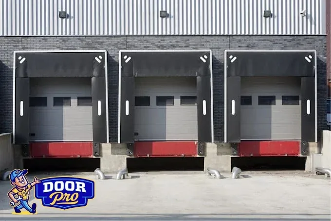 Commercial garage door project for a Chattanooga area business