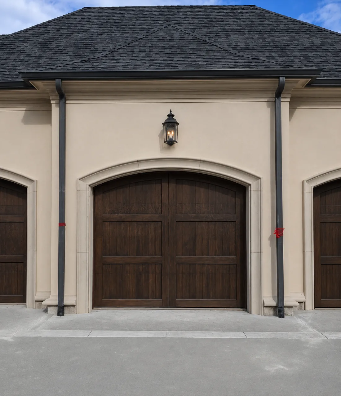 Garage door installation illustration