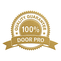 DoorPro 100 percent quality guarantee badge
